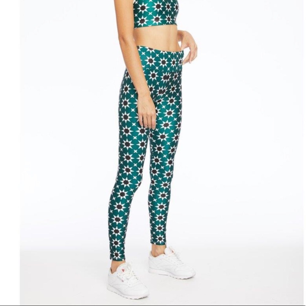 Emerald tiles goldsheep leggings